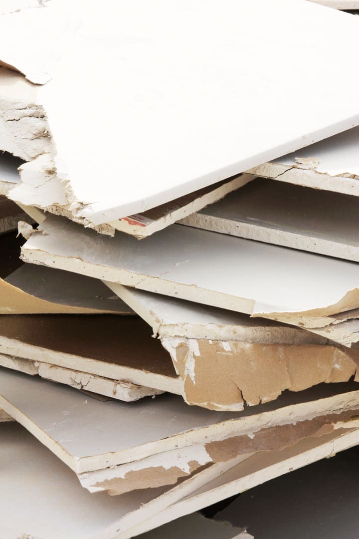 scrap drywall